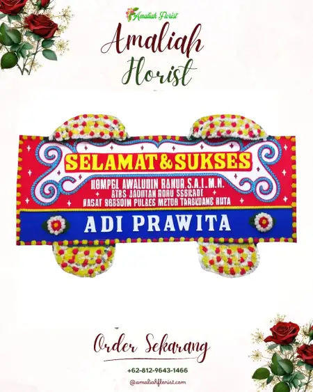 Papan Bunga Ucapan Selamat Lampung Utara